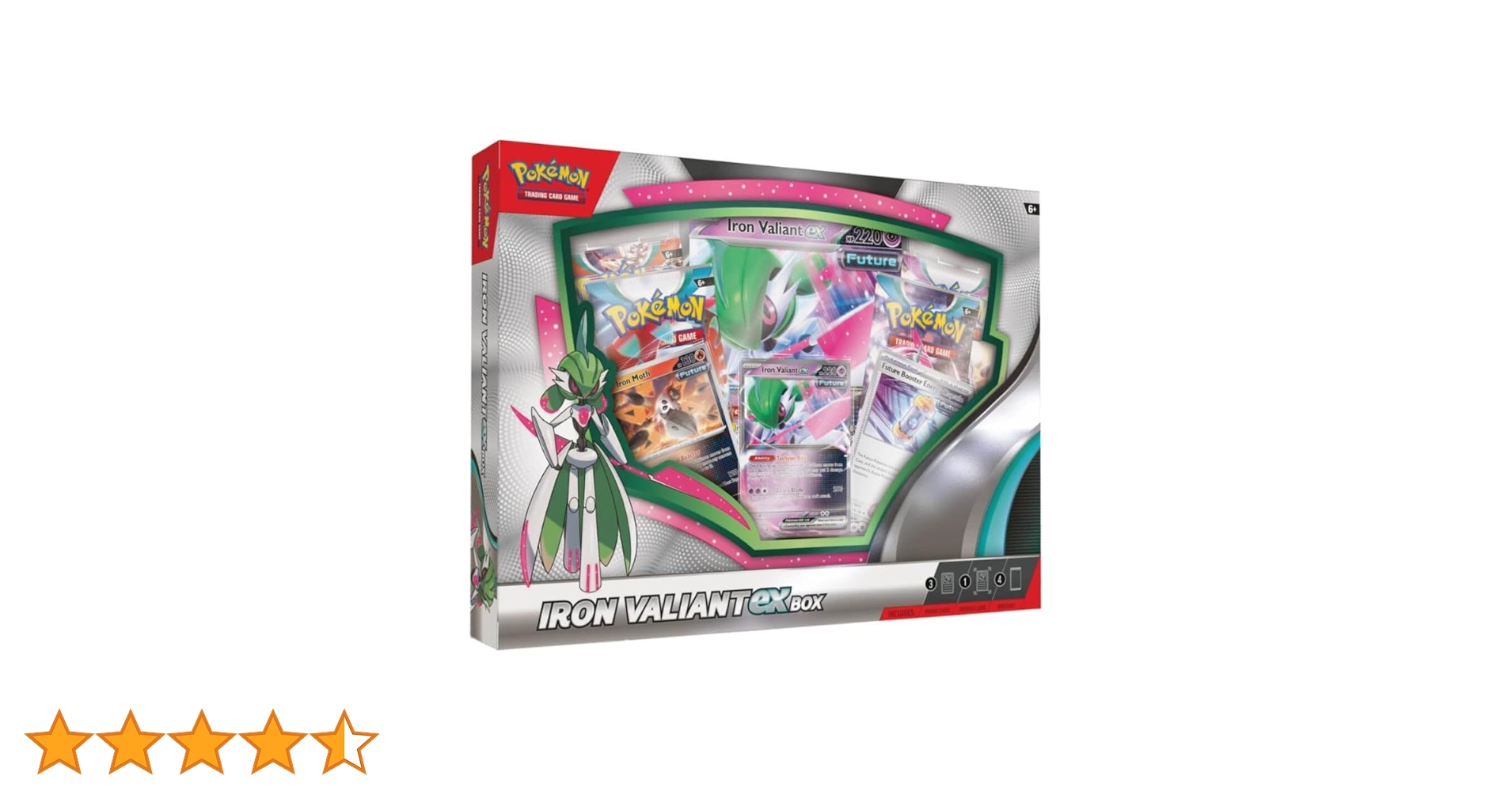 Amazon.co.jp: Pokémon TCG: Roaring Moon or Iron Valiant ex Box